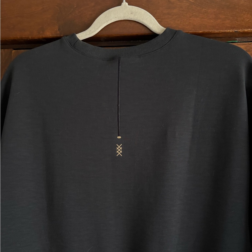 RHONE Black Dreamglow Long Sleeve Sweatshirt Dress - Picture 12 of 13